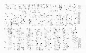 Microarray with radioactive dye