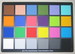 Color rendition chart